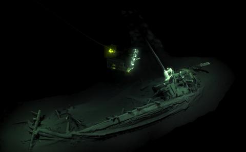 Image of world's oldest shipwreck